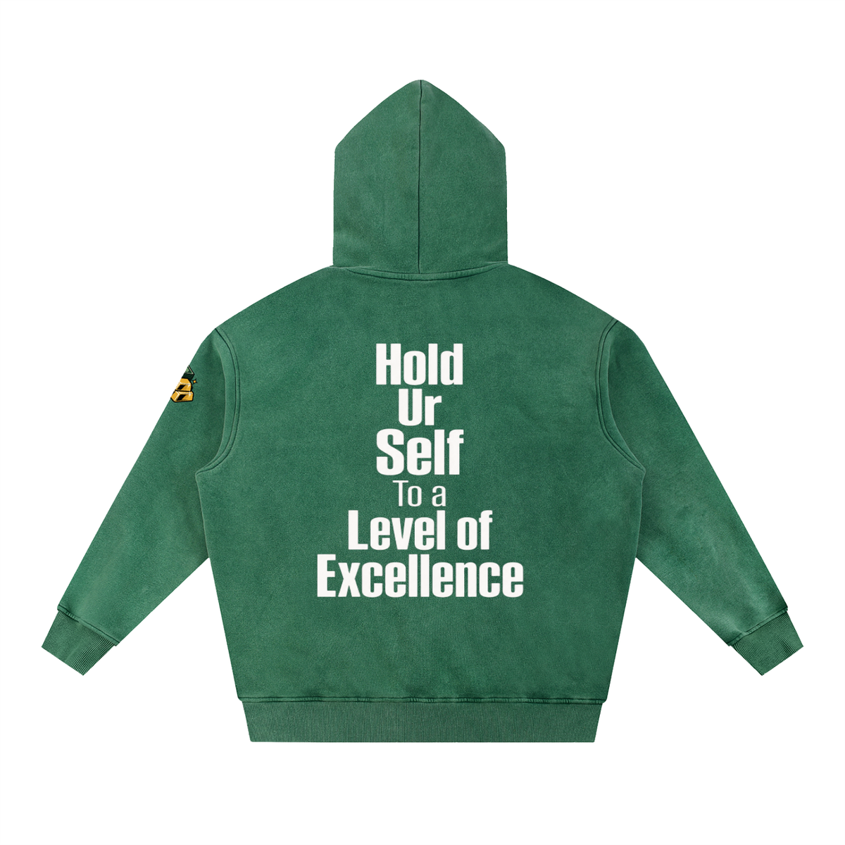 Snow Wash Fleece Oversize Hoodie