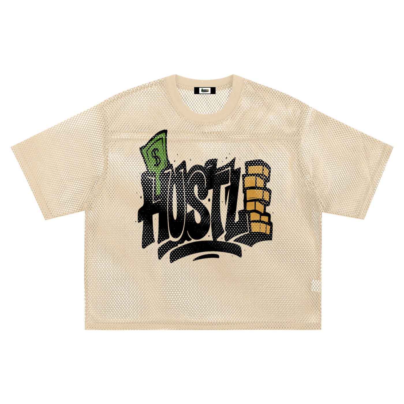 See-through Boxy Net T-Shirt