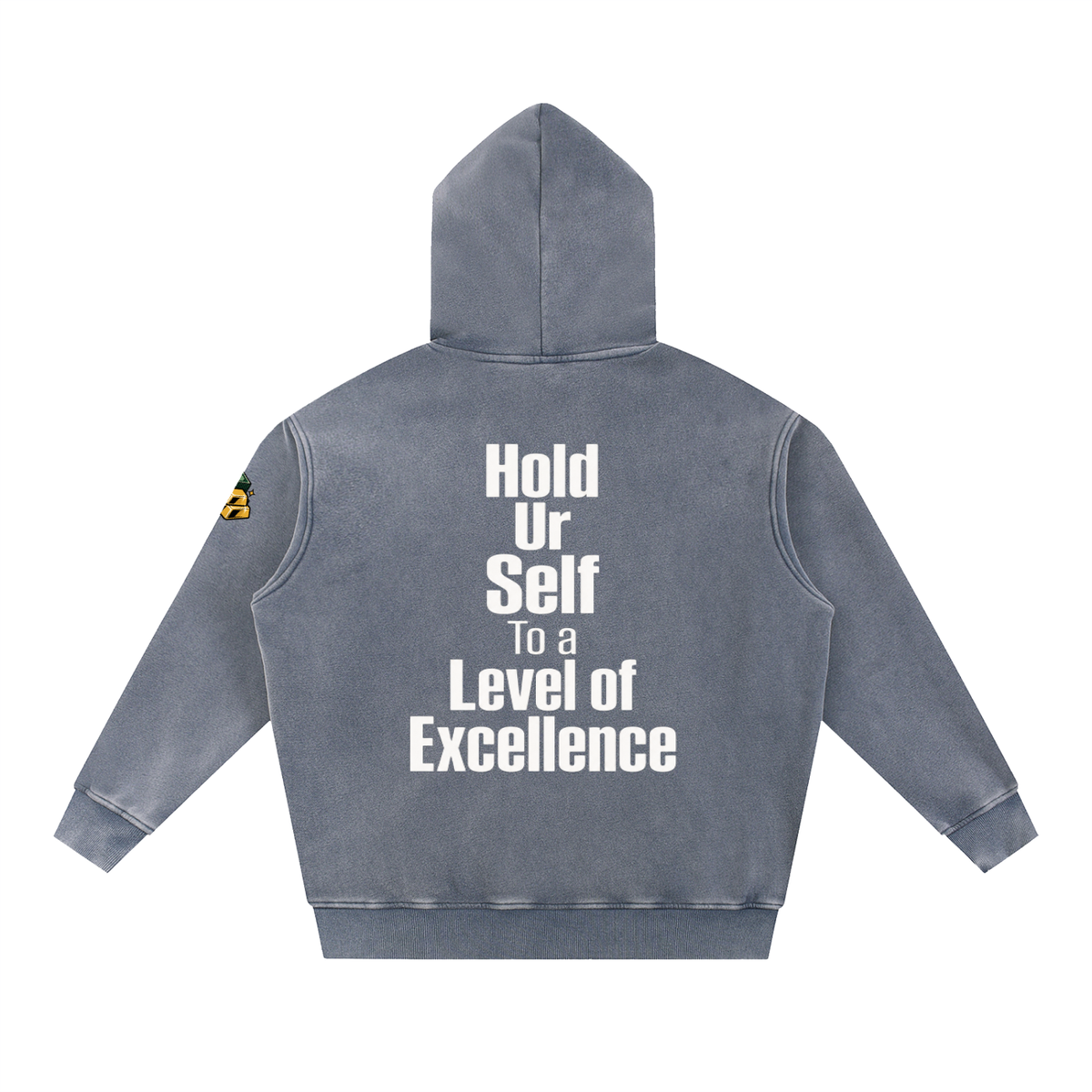 Snow Wash Fleece Oversize Hoodie