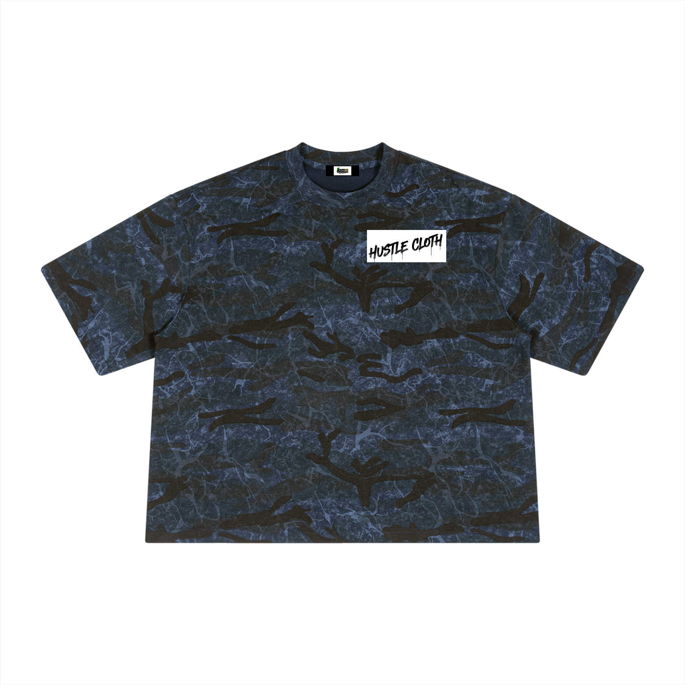 Unisex Boxy Camo Print T-Shirt