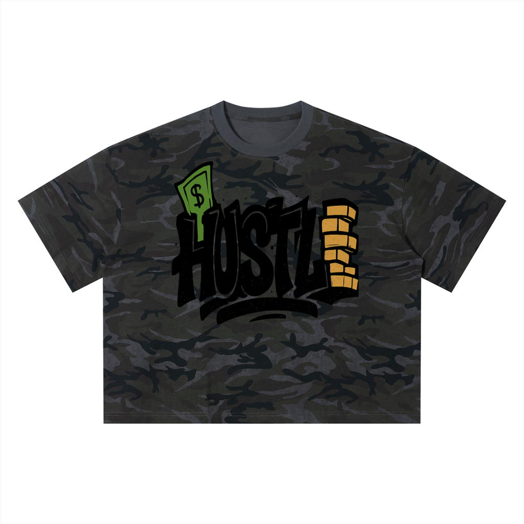 Unisex Camo Boxy T-Shirt