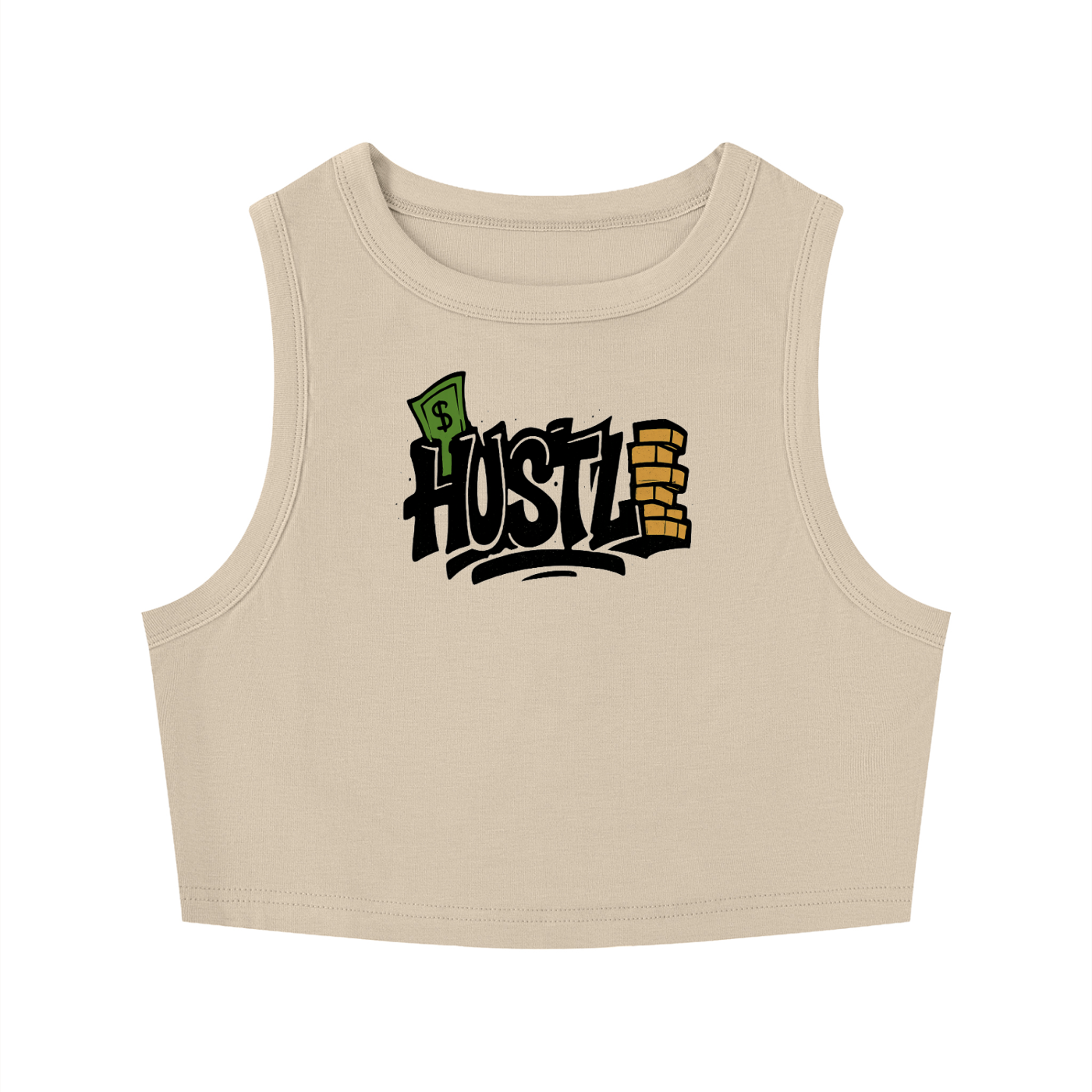 Women's Tight Crewneck Crop Tank Top