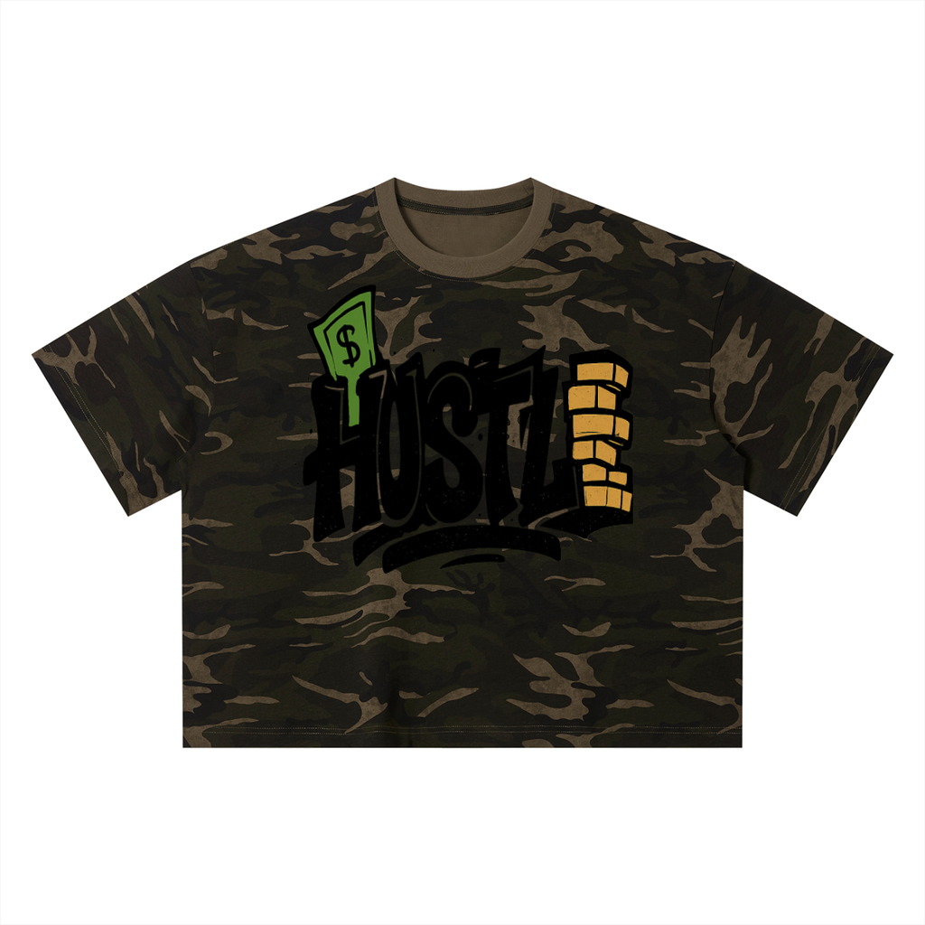 Unisex Camo Boxy T-Shirt