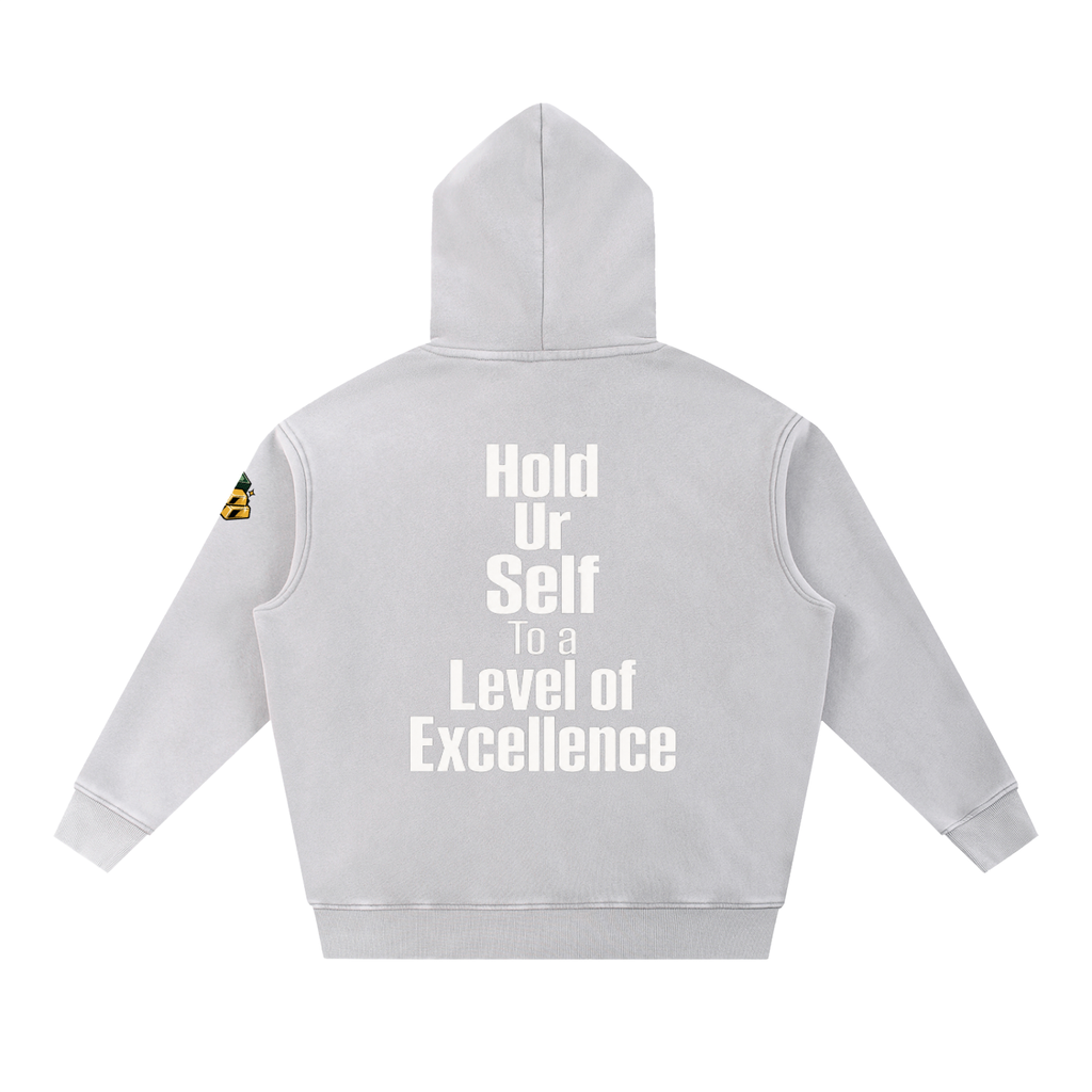 Snow Wash Fleece Oversize Hoodie