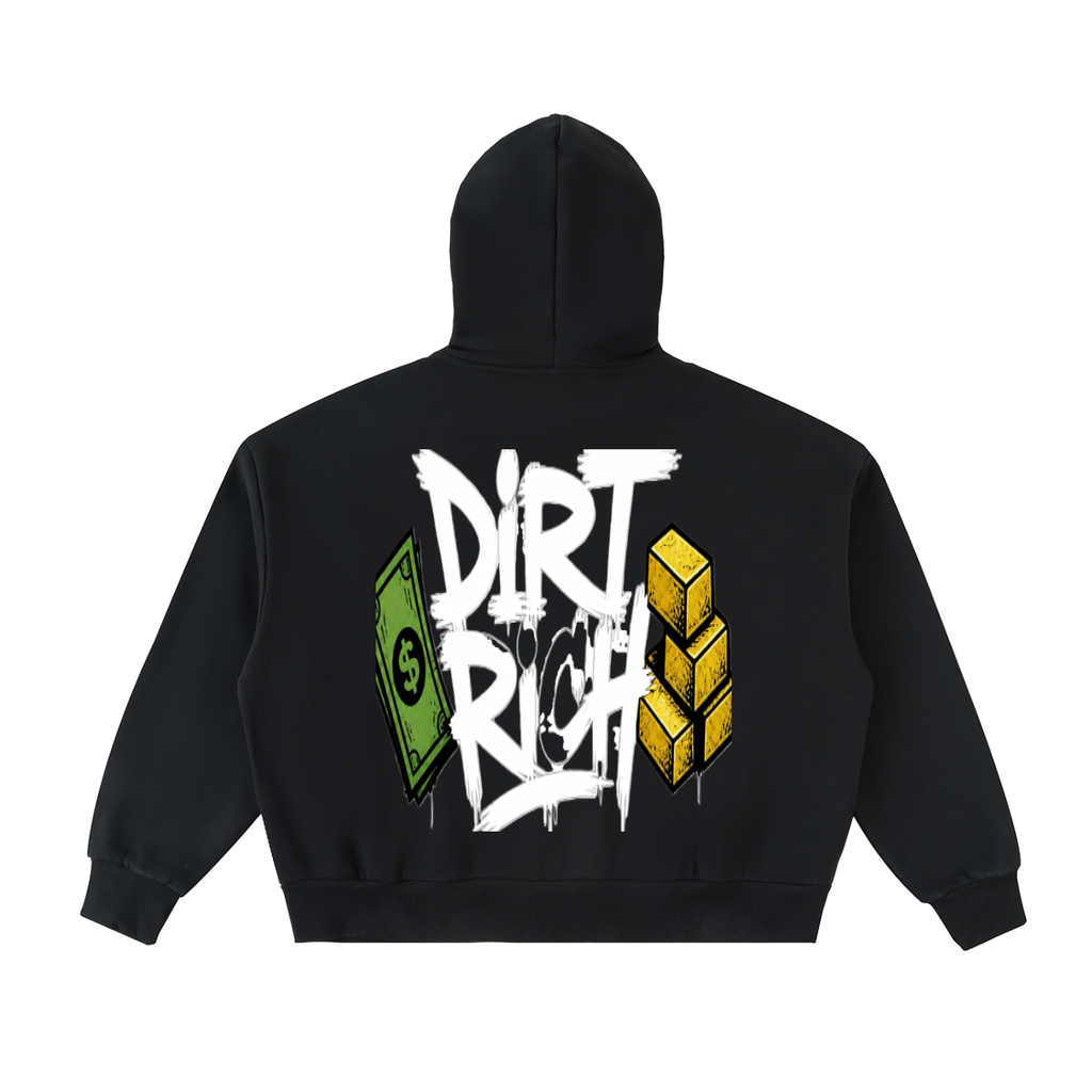 Full-Zip Boxy Hoodie