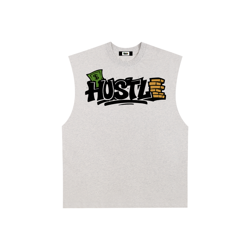 Raw Edge Cotton Tank Top