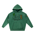 Snow Wash Fleece Oversize Hoodie