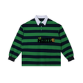 Color Block Stripe Polo Shirt